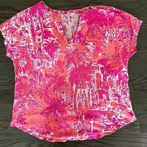 Lilly Pulitzer Linen Top